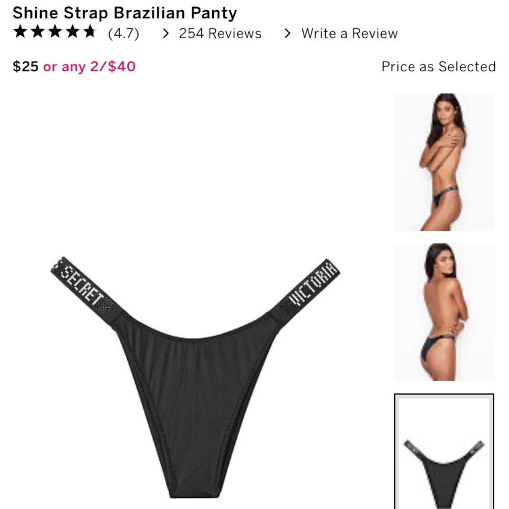 BRAND NEW Victoria’s Secret Brazilian Panty